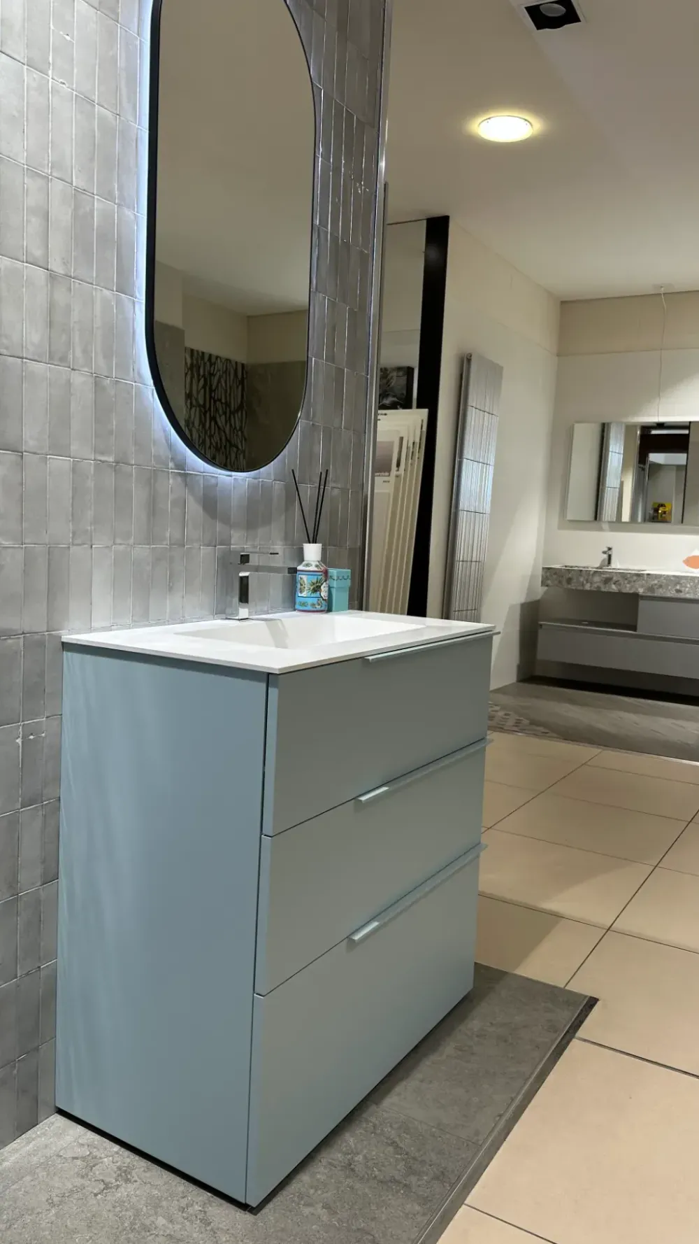 Eurobagni Mobile bagno Airy IN OFFERTA OUTLET- Mobili Bagno A Terra