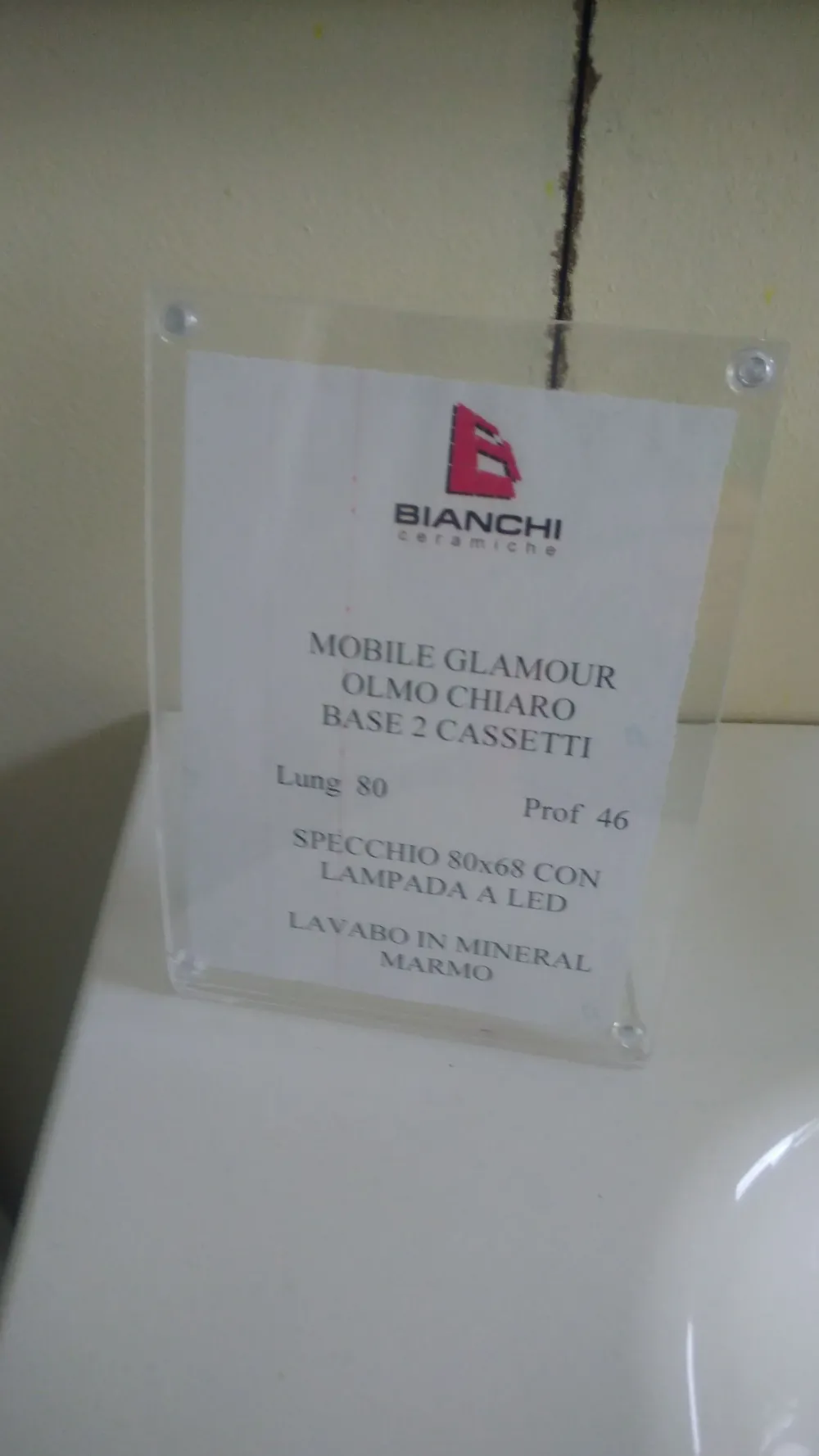 Mobile bagno Glamour SCONTATO a PREZZI OUTLET^Giannei Clearance