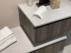 Scavolini Bathrooms Mobile bagno in laminato modello Rivo di a prezzo scontato- Mobili Bagno Sospeso