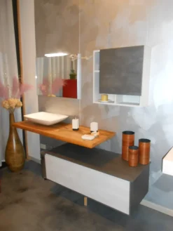 Sale Mobile bagno in legno modello Cornici di a prezzo scontato Mobili Bagno Sospeso