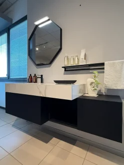 Outlet Mobile bagno in legno modello Dogma di a prezzo Outlet Mobili Bagno Sospeso