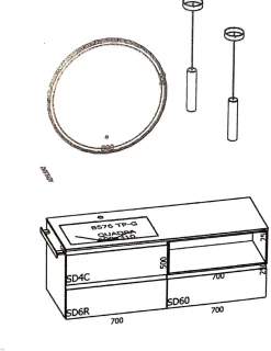 Mobile bagno in legno modello M2 system di in Offerta Outlet^Baxar Best