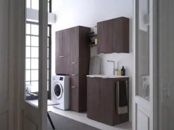 Mobile bagno Lavanderia Kandy 02 a prezzi outlet^Ideagroup Sale