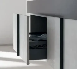 Mobile bagno moderno Corian 156 di in OFFERTA OUTLET - 26%^Artigianale Sale