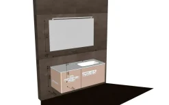 Outlet Mobile bagno moderno Dress next 01 di in OFFERTA OUTLET - 60% Mobili Bagno Sospeso