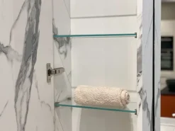 Online Mobile bagno moderno Miko di in OFFERTA OUTLET - 30% Mobili Bagno Sospeso