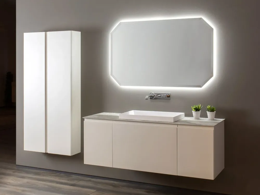 Diotti.com Mobile bagno moderno N69 - atlantic outlet di in OFFERTA OUTLET - 48%- Mobili Bagno Sospeso