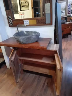 Nuovi Mondi Collection Mobile bagno Mobile bagno design carribe  IN OFFERTA OUTLET- Mobili Bagno A Terra