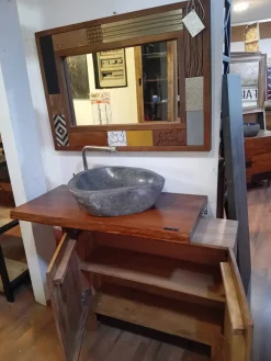 Nuovi Mondi Collection Mobile bagno Mobile bagno design carribe  IN OFFERTA OUTLET- Mobili Bagno A Terra