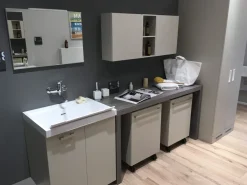 Mobile bagno Arredo bagno lavanderia aquo laminato opaco IN OFFERTA OUTLET^Scavolini New