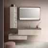 Cerasa Mobile bagno sospeso Bianca 9 di SCONTATO - 30%- Mobili Bagno Sospeso