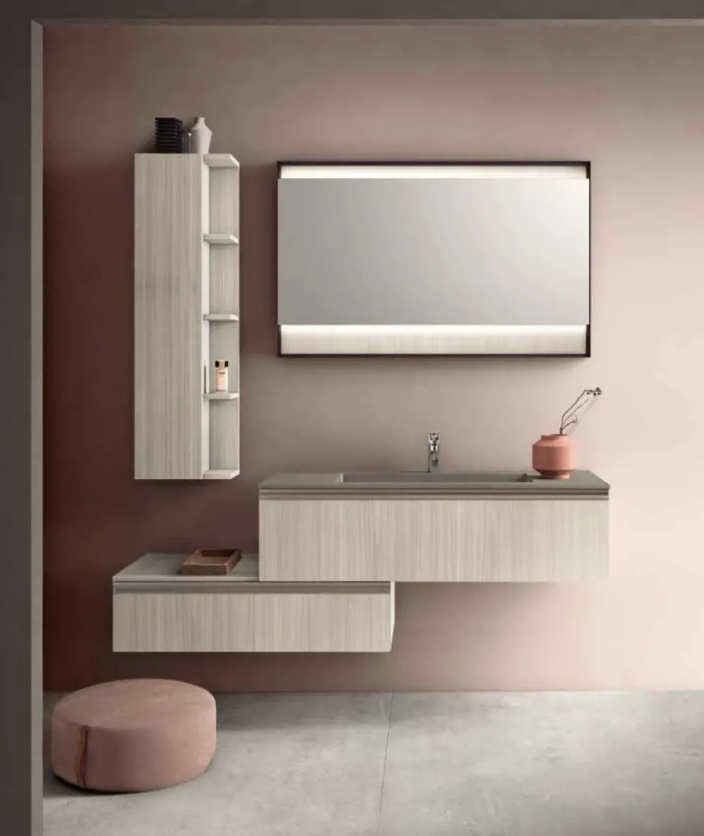 Hot Mobile bagno Sospeso Carta bianca a prezzo ribassato Mobili Bagno Sospeso