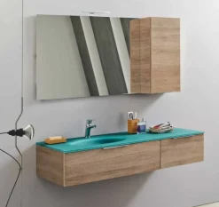 Mobile bagno Sospeso Composizione 6 a prezzi convenienti^Artigianale Discount