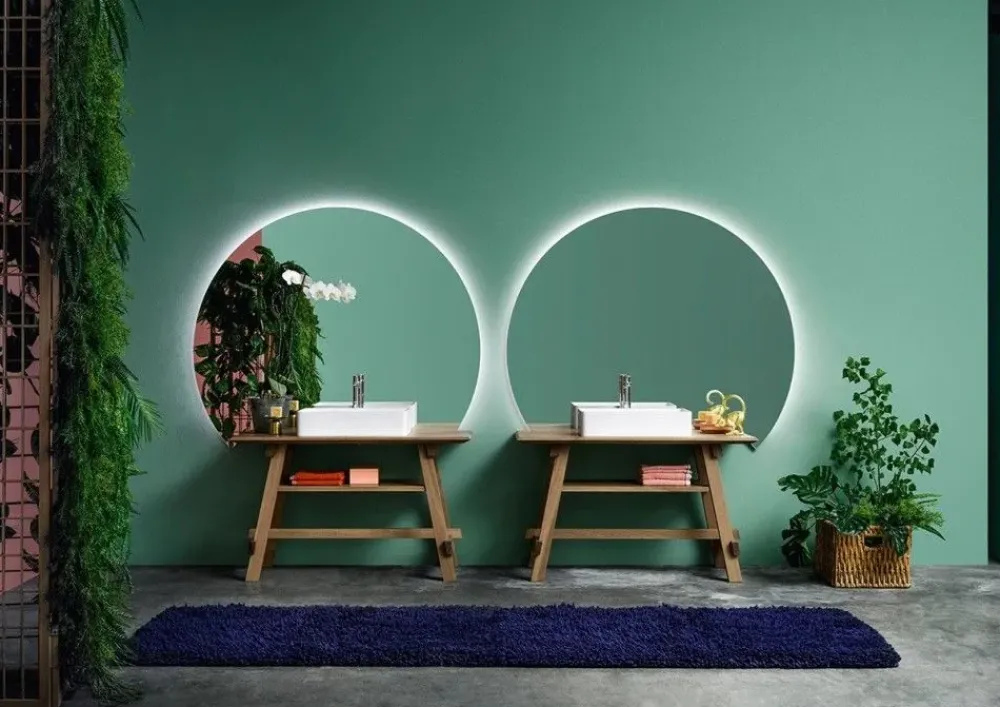 Online Mobile bagno Sospeso Composizione b01 con forte sconto Mobili Bagno Sospeso