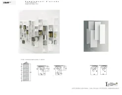 Boffi Mobile bagno Sospeso Ct line contenitori a parete in offerta- Mobili Bagno Sospeso