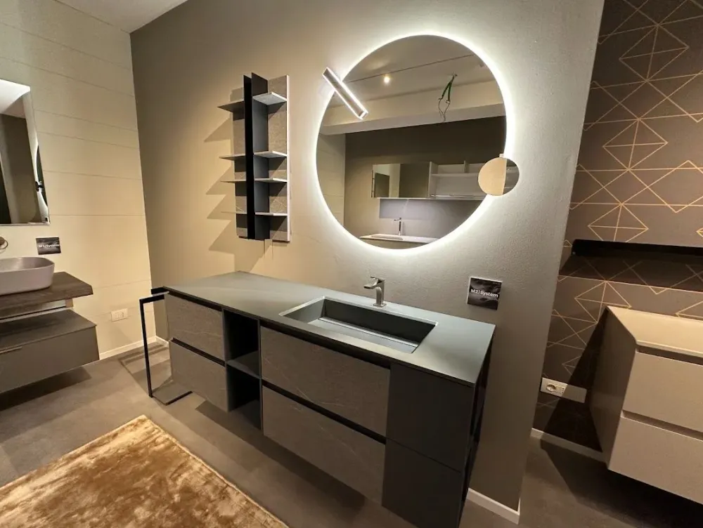 Baxar Mobile bagno Sospeso Double a prezzo scontato- Mobili Bagno Sospeso