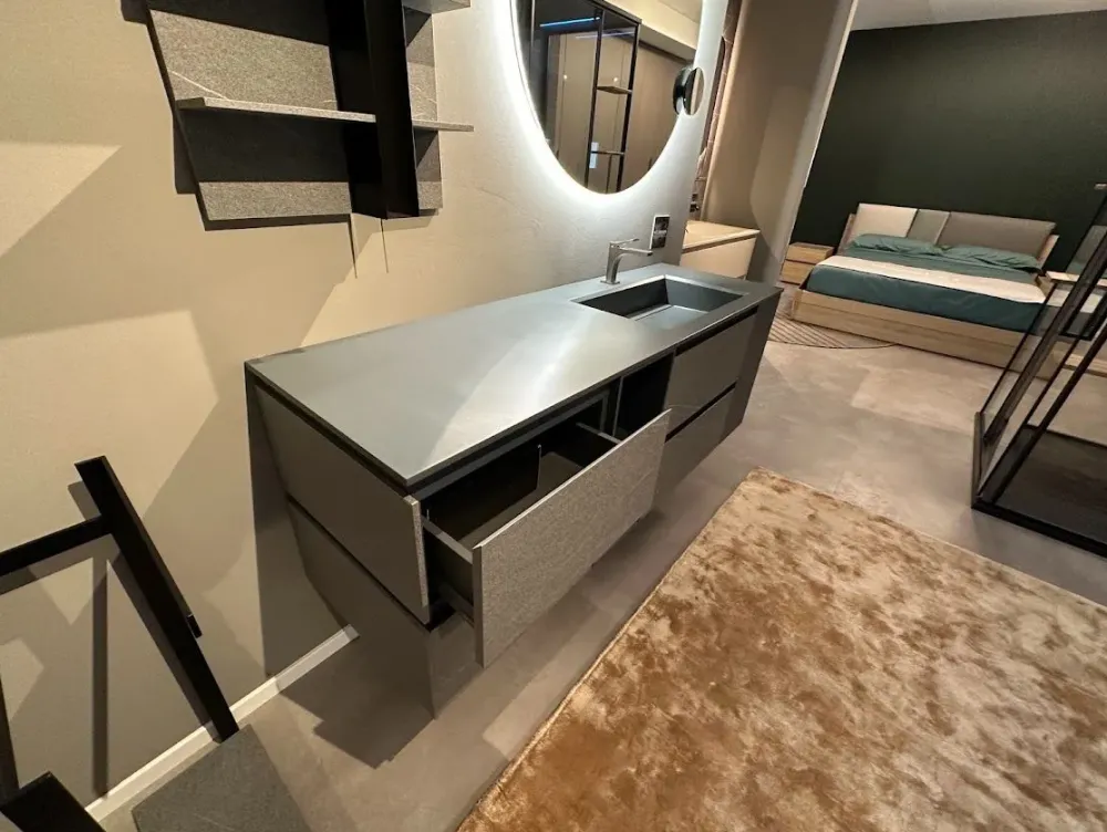 Baxar Mobile bagno Sospeso Double a prezzo scontato- Mobili Bagno Sospeso