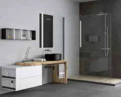 Legnobagno Mobile bagno Sospeso L.14 a prezzi convenienti- Mobili Bagno Sospeso
