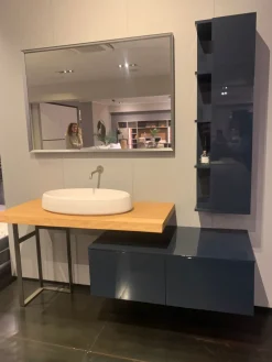 Online Mobile bagno Sospeso Nerolab maniglia blu in offerta Mobili Bagno Sospeso