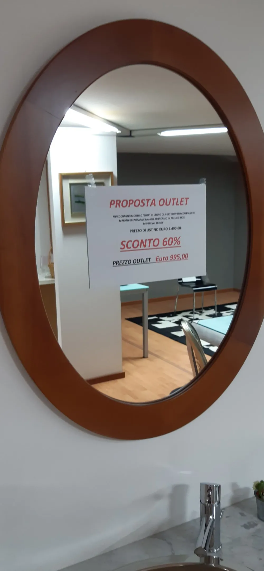Mobile bagno Sospeso Soft a prezzi convenienti^Punto Tre Clearance