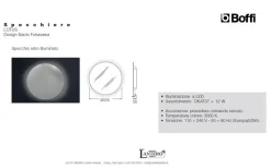 Mobile bagno sospeso Specchio lotus di SCONTATO - 35%^Boffi Clearance