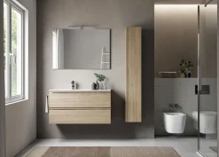 Ideagroup Mobile bagno sospeso System 01 di SCONTATO - 37%- Mobili Bagno Sospeso