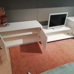 Ambienti BassanoAmbienti Bassano Mobile componibile in laccato opaco Domino a prezzo Outlet- Pareti Attrezzate