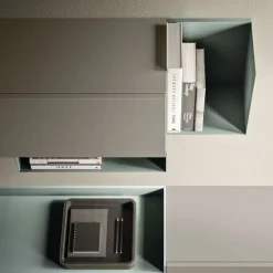 Homes Mobile componibile System day in laccato opaco in Offerta Outlet- Pareti Attrezzate