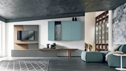 Tomasella Mobile componibile Soggiorno atlante  PREZZI OUTLET- Pareti Attrezzate