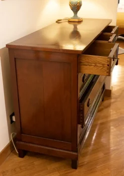 Mobile d'antiquariato modello Como'piu' 2 comodini ciliegio massello a PREZZO SCONTATO^Grande Arredo Online