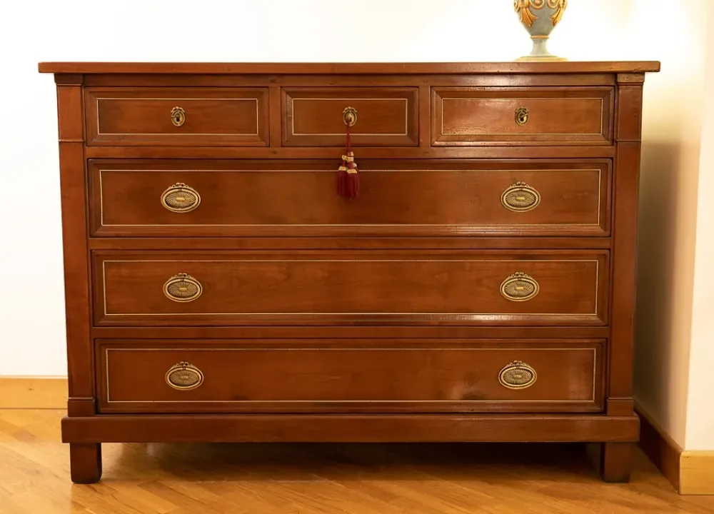 Mobile d'antiquariato modello Como'piu' 2 comodini ciliegio massello a PREZZO SCONTATO^Grande Arredo Online