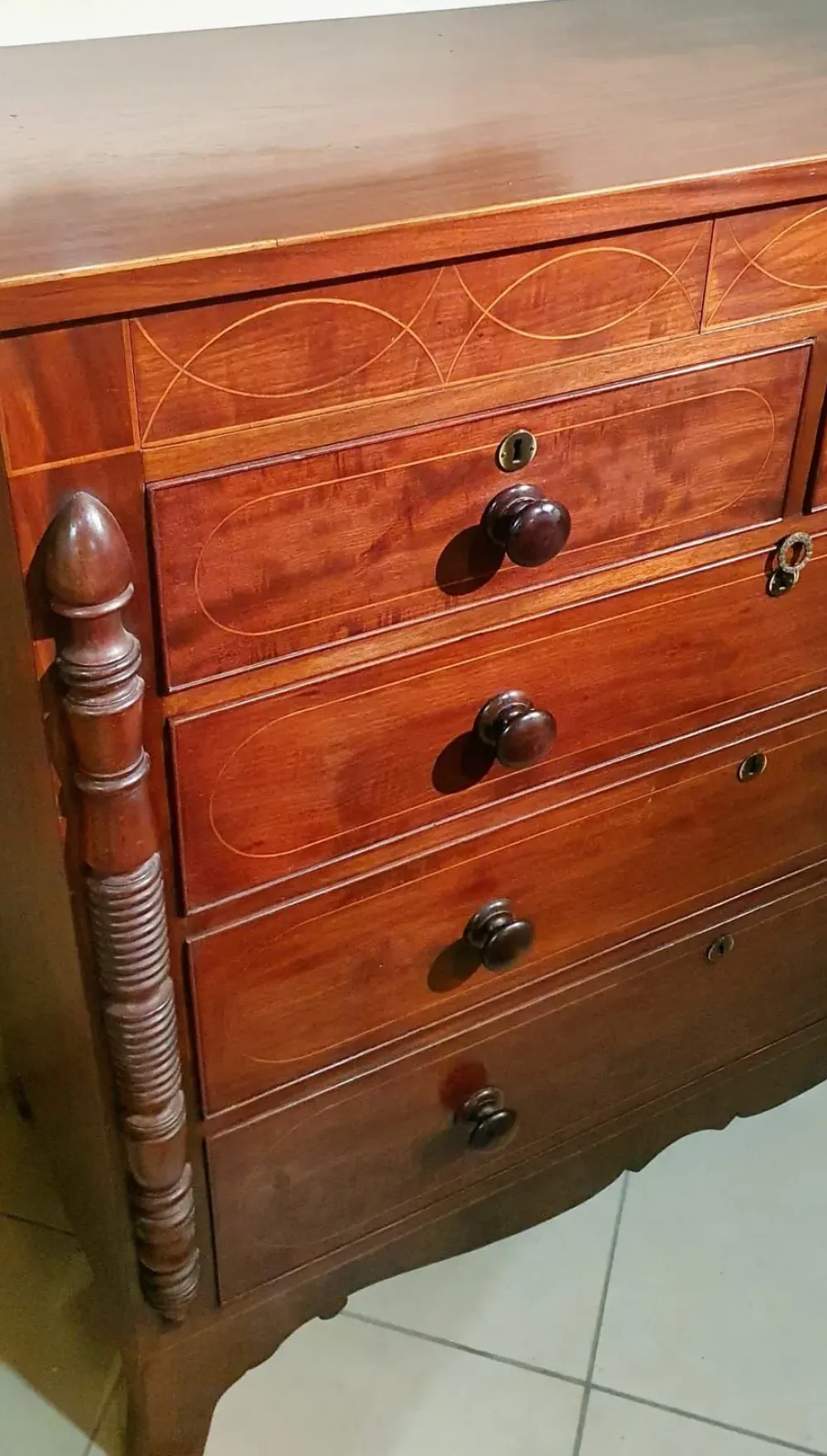 Mobile d'epoca modello Cassettone inglese a PREZZO SCONTATO^Artigianale Hot