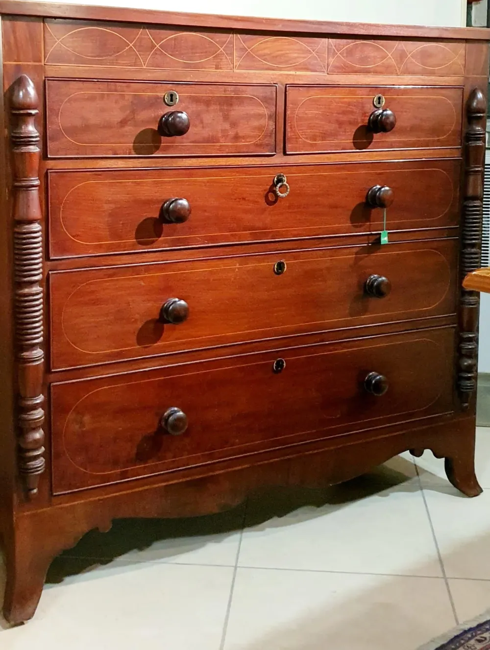 Mobile d'epoca modello Cassettone inglese a PREZZO SCONTATO^Artigianale Hot