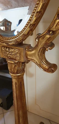 Artigianale Mobile d'epoca Specchio a bilanciere  IN OFFERTA OUTLET- Antiquariato