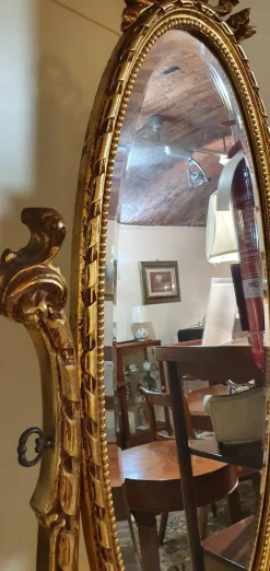 Artigianale Mobile d'epoca Specchio a bilanciere  IN OFFERTA OUTLET- Antiquariato