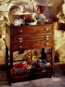 Parlani Mobile di Antiquariato in stile arte povera Carrello oregon in Offerta Outlet- Antiquariato