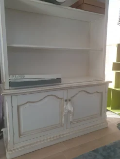 New Mobile di antiquariato Libreria lacc, argento binco IN OFFERTA OUTLET Antiquariato