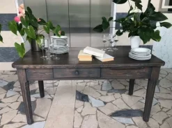 Artigianale Mobile di antiquariato modello Tavolo macellaio a PREZZO SCONTATO- Antiquariato