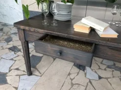 Artigianale Mobile di antiquariato modello Tavolo macellaio a PREZZO SCONTATO- Antiquariato