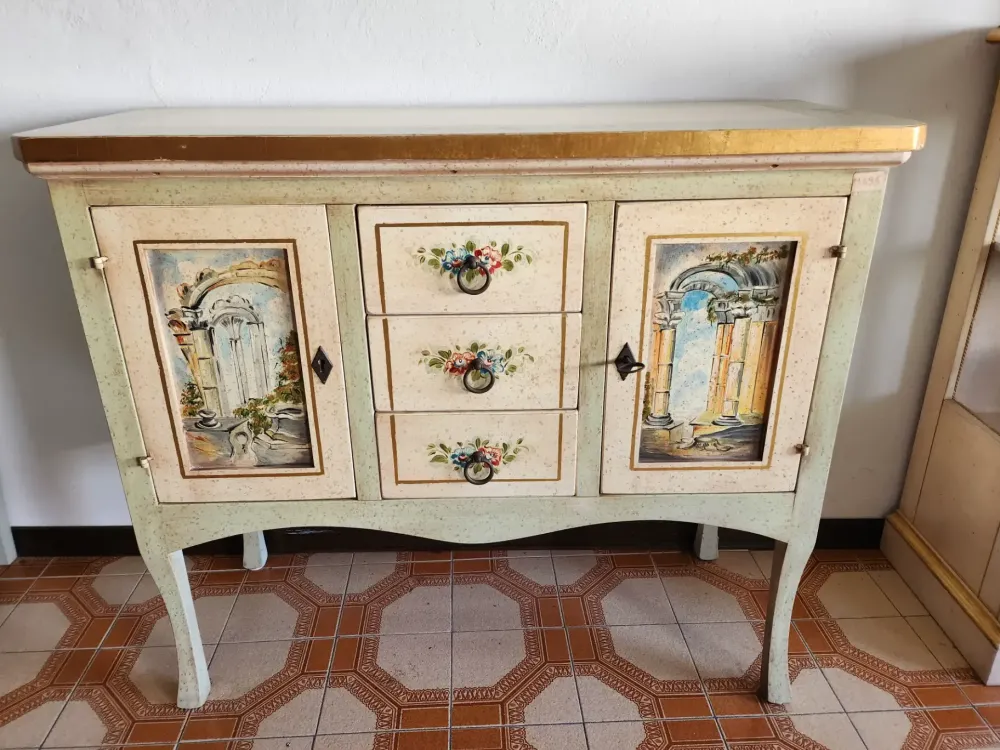 Artigianale Mobile in stile classico modello M695 credenza con un ribasso esclusivo- Antiquariato