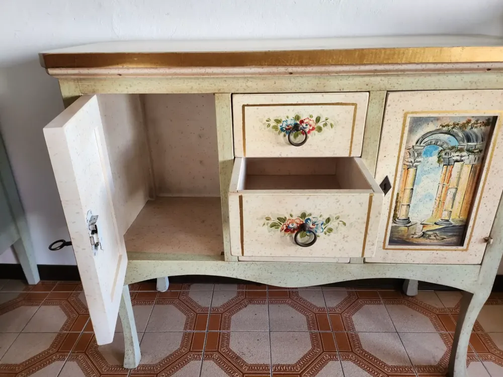 Artigianale Mobile in stile classico modello M695 credenza con un ribasso esclusivo- Antiquariato