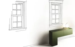 Minotti Italia Mobile ingresso design A terra Formosa  di scontato- Mobili Ingresso