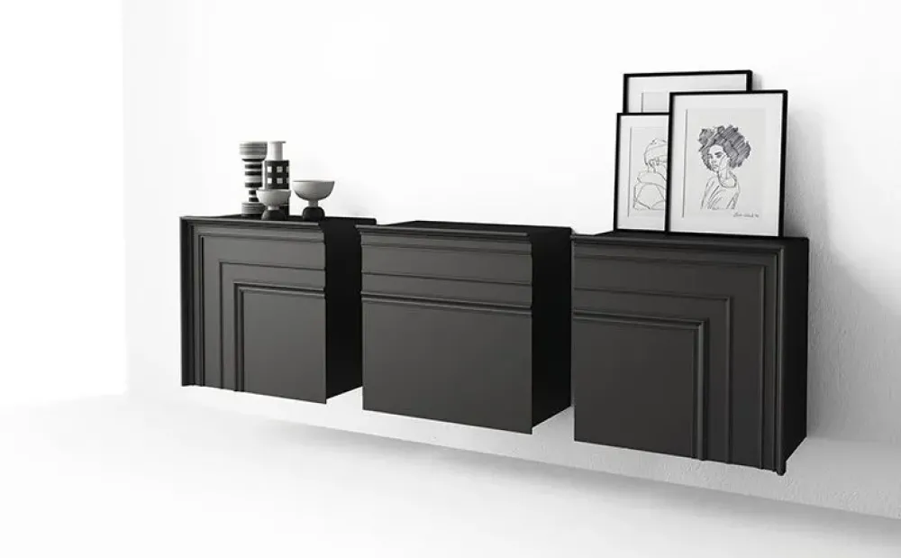 Minotti Italia Mobile ingresso design Sospeso Gessolina di scontato- Mobili Ingresso