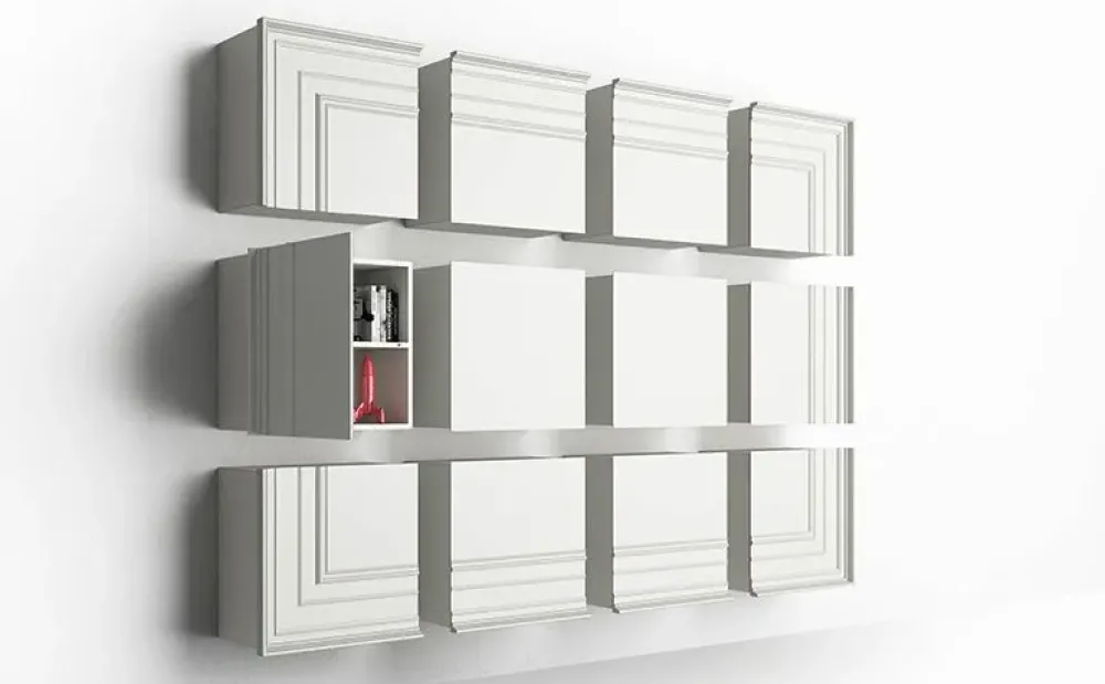 Minotti Italia Mobile ingresso design Sospeso Gessolina di scontato- Mobili Ingresso