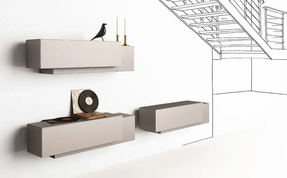 Minotti Italia Mobile ingresso design Sospeso Shore di scontato- Mobili Ingresso