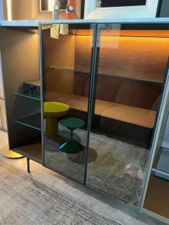 Outlet Mobile ingresso Senza maniglia modello moderno Logos di in offerta Mobili Ingresso