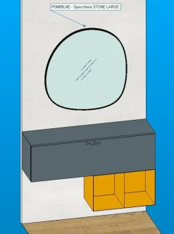 Mobile ingresso Sospeso modello Ingresso moderno di^Imab Clearance