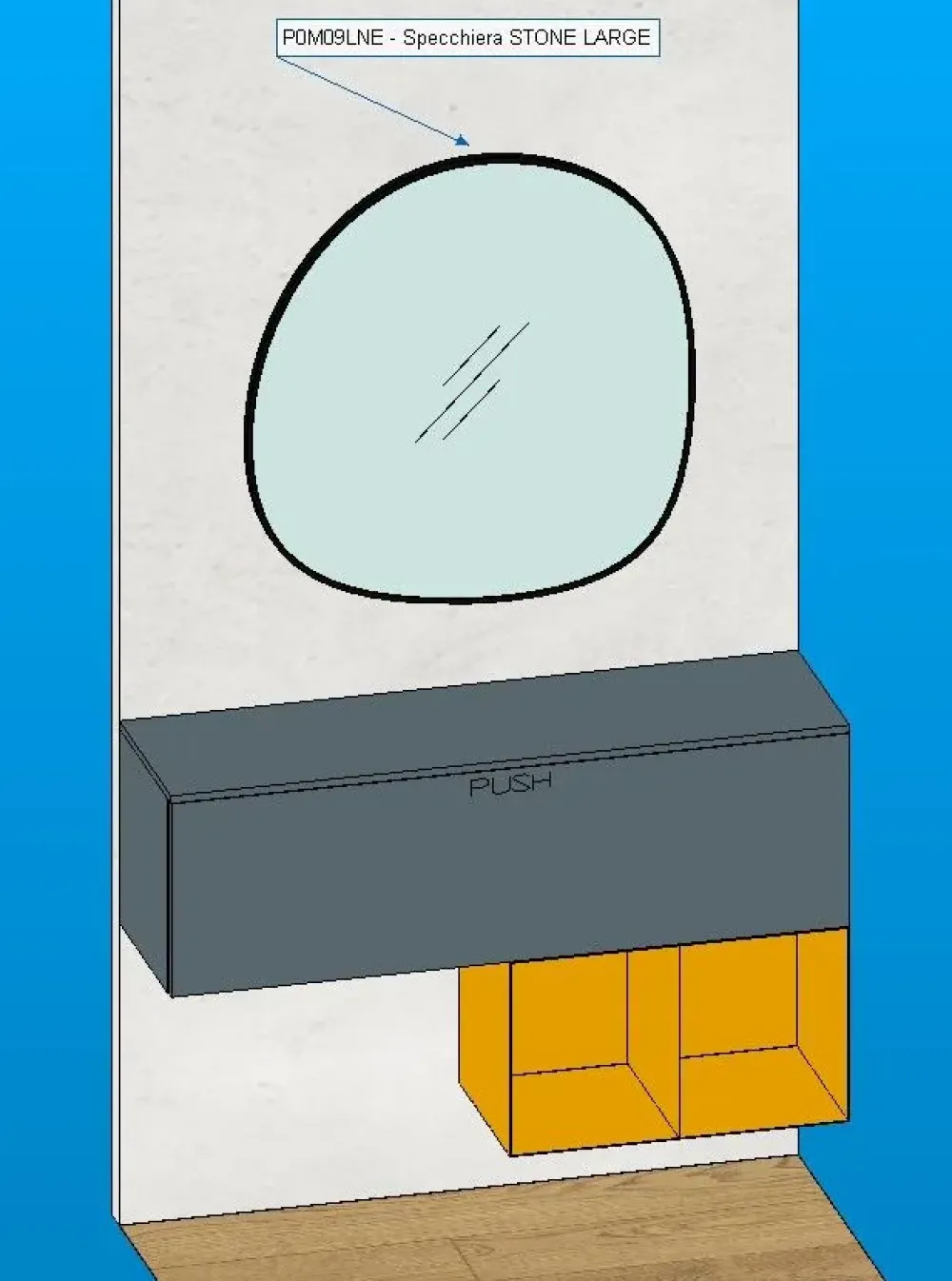 Mobile ingresso Sospeso modello Ingresso moderno di^Imab Clearance