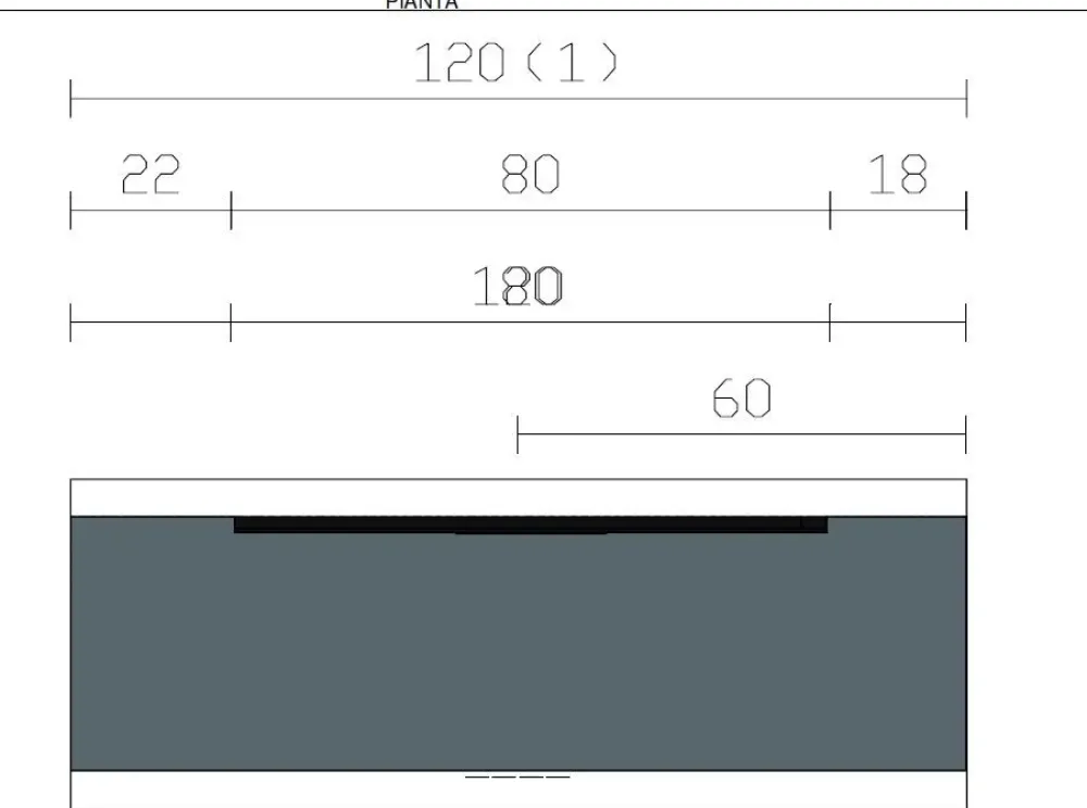 Mobile ingresso Sospeso modello Ingresso moderno di^Imab Clearance