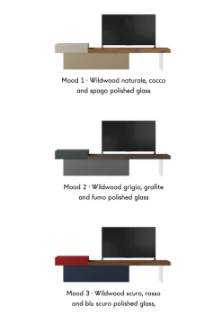 Mobile modello Tv unit 0514 porta tv di in Offerta Outlet^Lago New